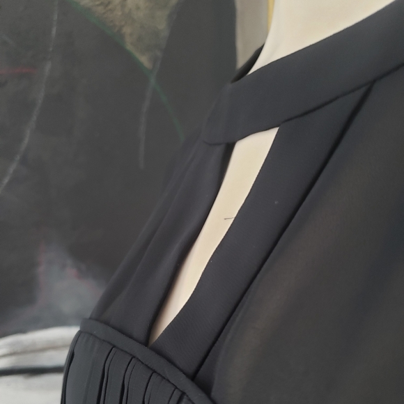 French Connection | Sheer Blouse with Pleated Detail - Picture 10 of 11